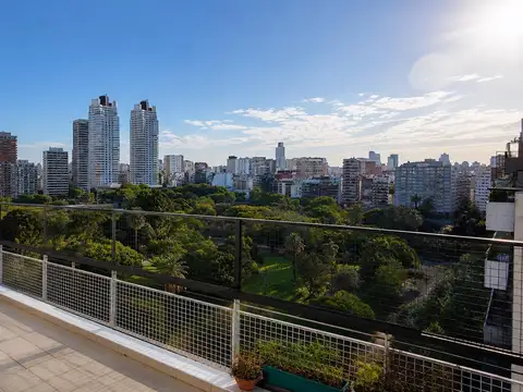 Alquiler Departamento 2 ambientes 2 baños Vigilancia 24hs Terraza Parque las Heras Palermo Botanico