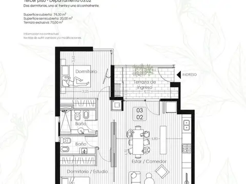 Departamento en Venta en Refinerias, USD 219.900