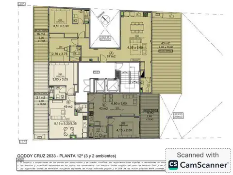 Godoy Cruz al 2600 12° Piso C Palermo