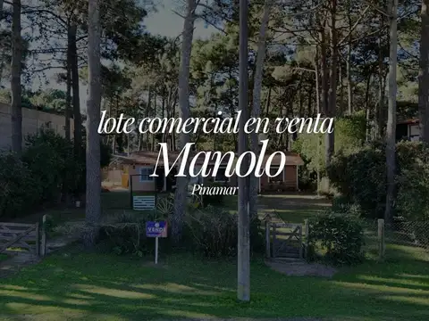 LOTE COMERCIAL + VIVIENDA EN PINAMAR