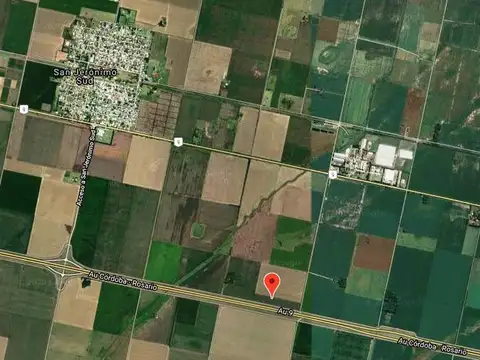 Sobre Autopista Rosario - Córdoba   San Jerónimo Sud.