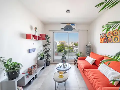 Departamento 3 ambientes Seminuevo en venta Piso alto Amenities