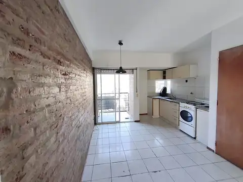 Departamento un dormitorio con balcones alfrente y contrafrente Echesortu Rosario