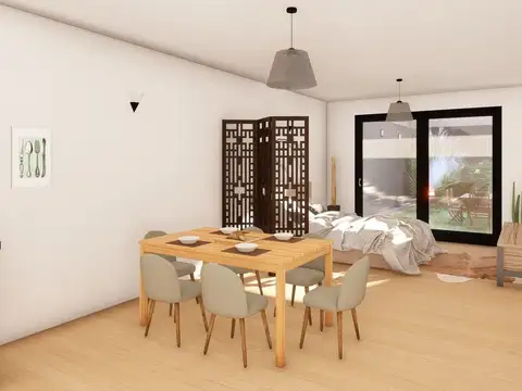 Departamento Monoambiente con 1 baño