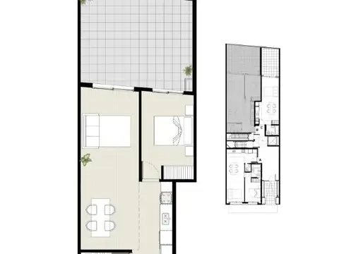 Departamento en Venta de 2 ambientes