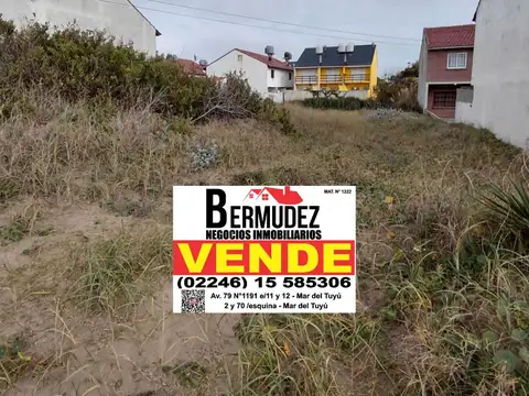 Venta Lote Av. Costanera Entre 83 Y 84 Mar Del Tuyu