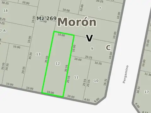 Terreno en Venta, FOS 0,6