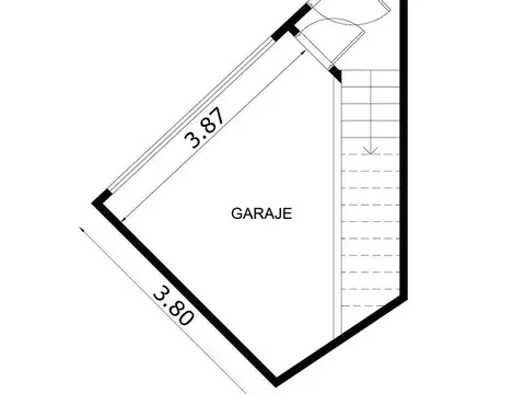 Depto Tipo Casa 4 ambientes con 1 baño