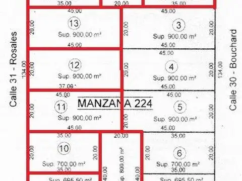 Terreno en Venta en Mar Azul, USD 42.000