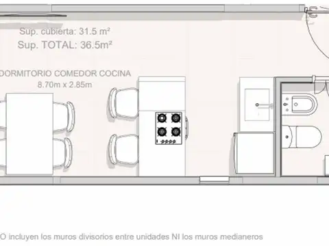 Departamento en Venta al Suroeste