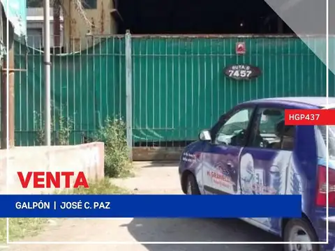 GalpÃ³n - Venta - Argentina, José C Paz - Av. Pres. Arturo U. Illia 7457