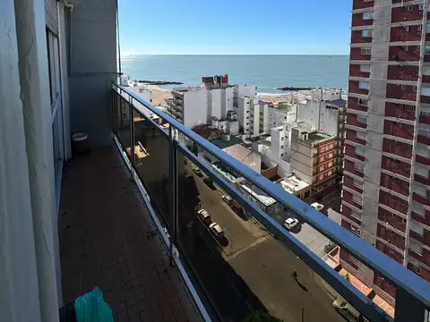 ALQUILER  12 MESES. DEPTO 1 AMB CON VISTA AL MAR. BALCARCE 2900 MAR DEL PLATA