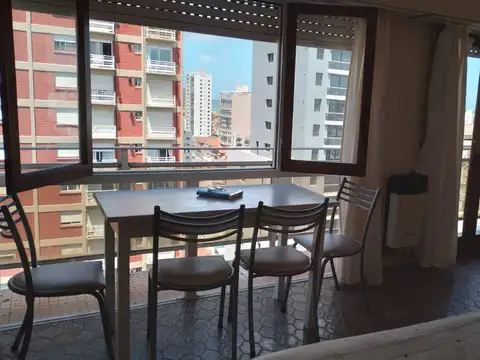 ALQUILER  12 MESES. DEPTO 1 AMB CON VISTA AL MAR. BALCARCE 2900 MAR DEL PLATA