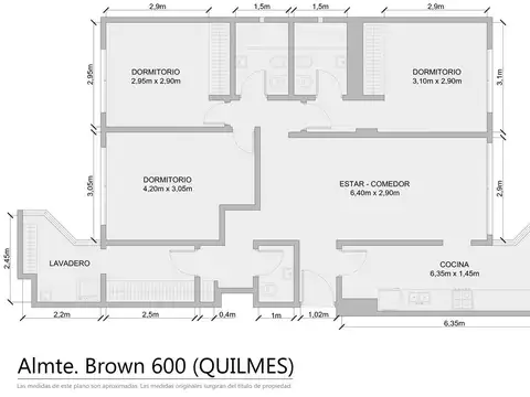 Departamento en Venta de 3 dormitorios