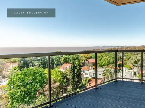 Departamento de 3 ambientes con cochera y vista al Río en venta en Barlovento Towers, La Lucila.