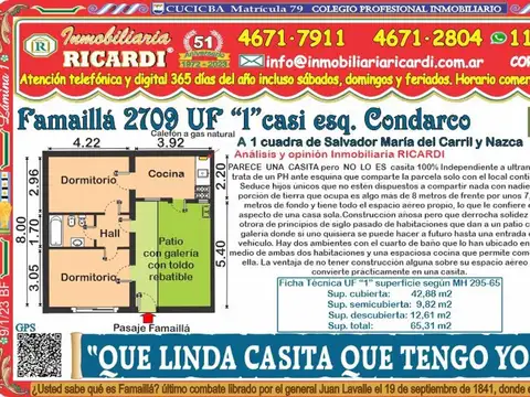 A CARA LAVADA casita en PH parece lote propio pero no lo es