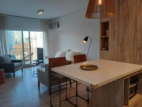 2 AMB, COCHERA, BALCÓN, AMOBLADO, VIG 24HS