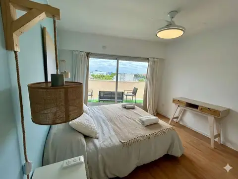 2 ambientes Villa Ortuzar, balcón terraza. Pileta.