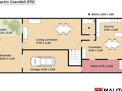 Casa en Venta de 3 dormitorios