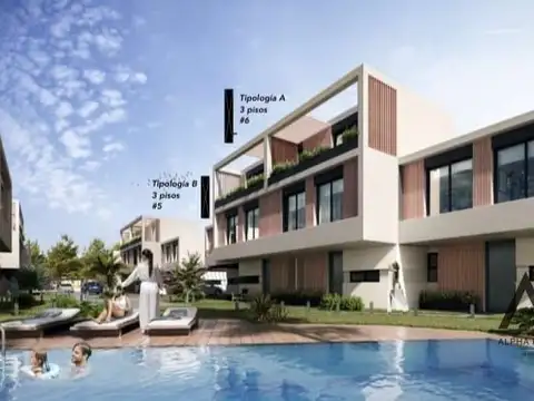 Casa en alquiler c/ cochera en Jardines de Areco