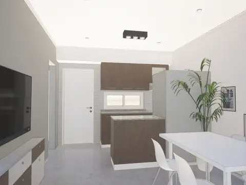 Departamento 2 ambientes con 1 baño