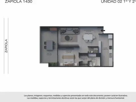 Venta Departamento de 2 Ambientes con Balcón Terraza con Parrilla en Colegiales