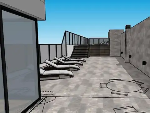 Departamento Monoambiente con 1 baño