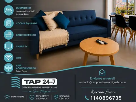 Departamento en Alquiler de 2 ambientes