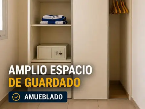 Departamento 2 ambientes con 1 baño