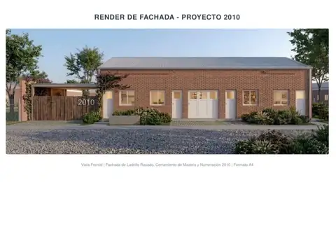 Preventa Depto 1 dorm planta baja con patio