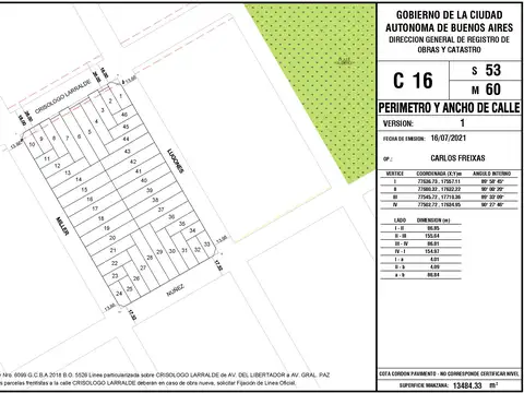LUGONES 3500   VILLA URQUIZA