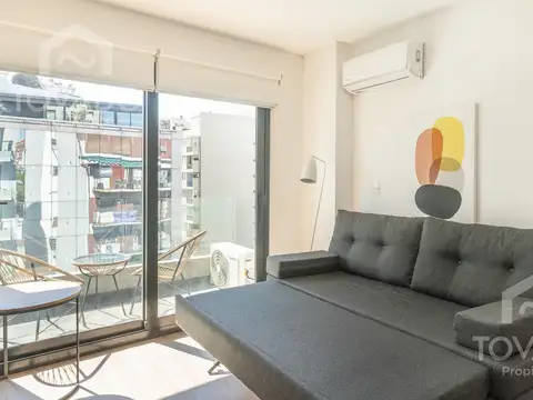 Departamento 2 ambientes con 1 baño