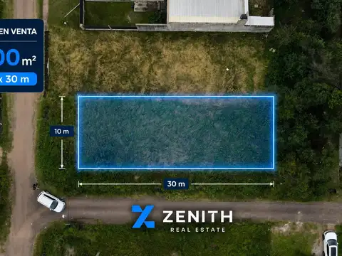 VENTA TERRENO ZONA NORTE EN ESQUINA 300 M2