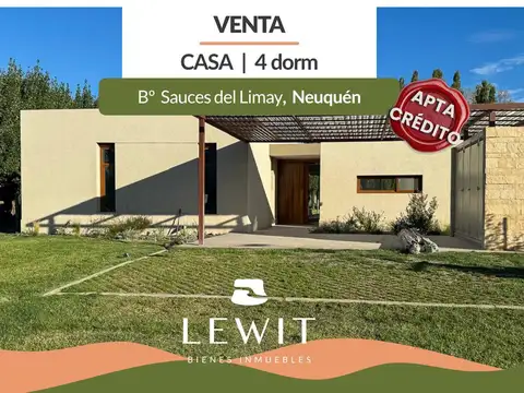 Venta casa | 4 Dormitorios | Barrio Cerrado Sauces del Limay | Neuquén Capital