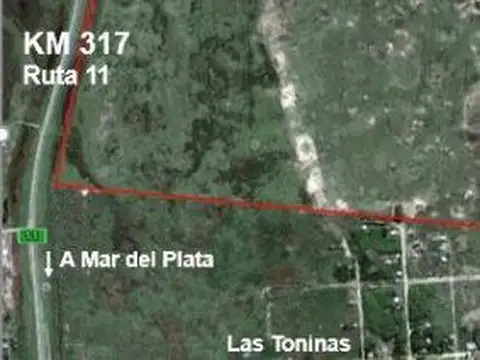 Terreno en Venta en Las Toninas, USD 240.000