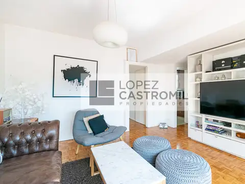 Departamento 2 ambientes con 2 baños