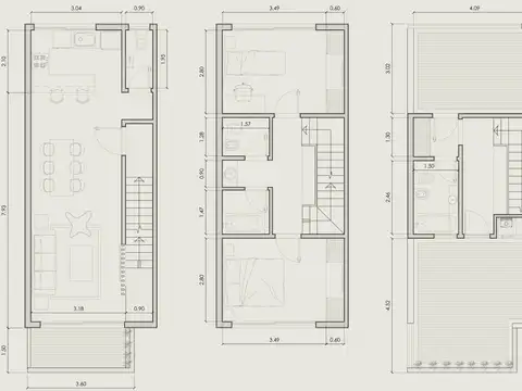 Departamento en Venta de 3 ambientes
