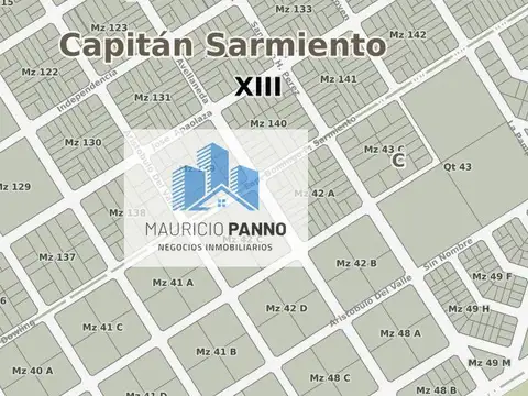 Terreno en Venta 31  mts Fondo