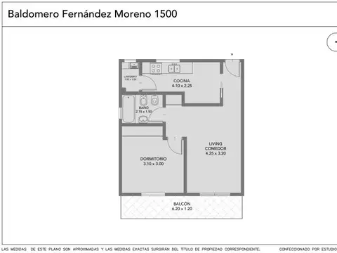 Baldomero Fernández Moreno al 1500 , Piso 1
