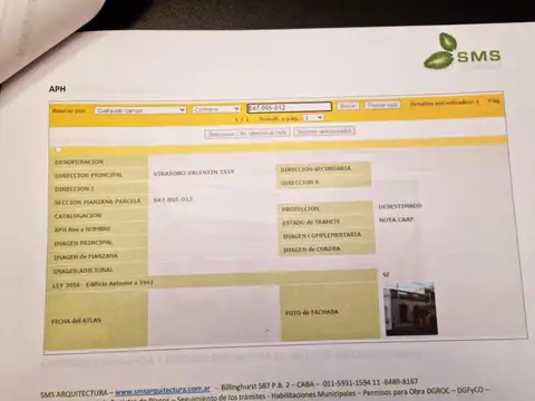 VENTA - LOTE - VILLA CRESPO