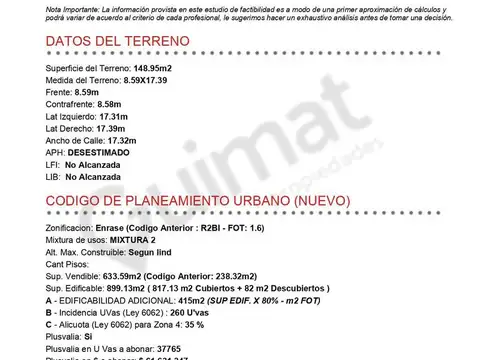 Excelente Terreno en Villa Urquiz- Lideres en Terrenos