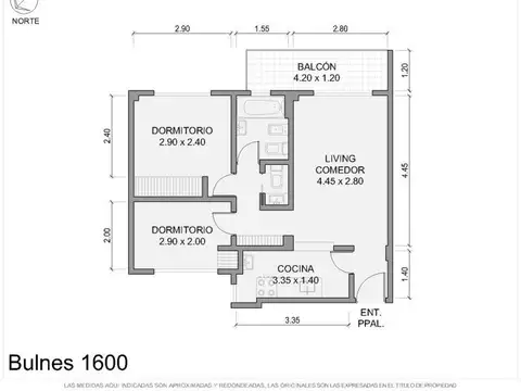 BULNES 1600 , Piso 4