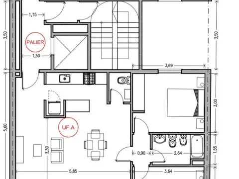 Departamento en Venta en Santa Fe, USD 165.000