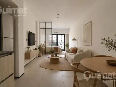 40 m² - Monoambiente Balcón   Full Amenities | Armony Villa Urquiza