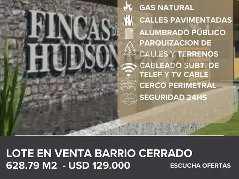 Terreno en Venta en Berazategui, USD 129.000