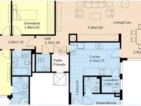Departamento en Venta de 5 ambientes