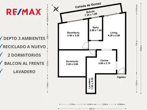 Departamento en Venta en Mataderos, USD 89.000