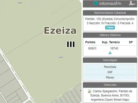 Terreno en Venta en Tristan Suarez, USD 1.218.100