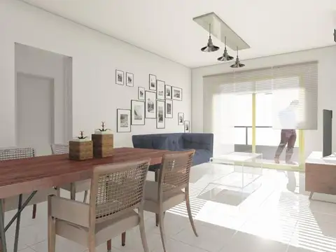 Departamento 3 ambientes con 2 baños