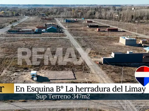 Venta-terreno en esquina- la herradura del limay